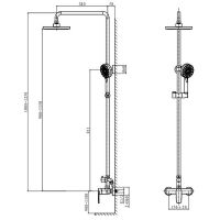 Товар: Душевая система Caprigo Atlantic Хром арт-51-315-crm - фото 2 Душевая система Caprigo Atlantic Хром арт-51-315-crm — фото 2, Душевые стойки