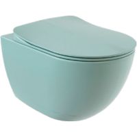 Унитаз Creavit Free подвесной Зеленый нил без сиденья арт-FE322-11NY00E-0000 — фото 1, Подвесные унитазы