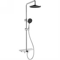 Душевая система AQUAme Хром арт-AQM8002CR — фото 1, Душевые стойки