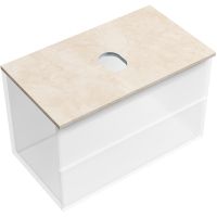 Столешница для ванной комнаты SANCOS 800х460 , арт. арт-TT80A2 — фото 10, Столешницы под раковину