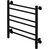 Электрический полотенцесушитель Comfysan Luce EC-6 60x50 Черный матовый арт-013356 — фото 1, Электрические полотенцесушители