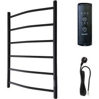 Электрический полотенцесушитель Маргроид Вид 4 800x500 правый Черный матовый арт-04-8050-1049-9005R — фото 1, Электрические полотенцесушители