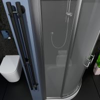 Электрический полотенцесушитель Маргроид Inaro 1200x60 правый Черный матовый арт-Inaro-1206-1049-9005R — фото 4, Электрические полотенцесушители