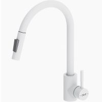 Смеситель для кухни Dorff Logic Белый арт-D3007533 — фото 1, Смесители для кухни