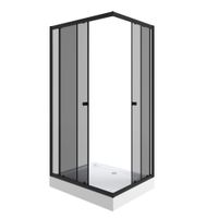 Товар: Душевой уголок Niagara Eco NG-012-14QT (120х80х195) низкий поддон(13см),черный,стекло тонированное,2 арт-_0121432QT - фото 5 Душевой уголок Niagara Eco NG-012-14QT (120х80х195) низкий поддон(13см),черный,стекло тонированное,2 арт-_0121432QT — фото 5, Прямоугольные душевые уголки