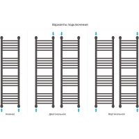 Водяной полотенцесушитель Сунержа Богема+ прямая 1200х300 Белый арт-12-0220-1230 — фото 3, Водяные полотенцесушители