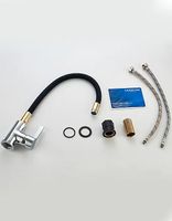 Смеситель для кухни Ledeme Rainbow 4898-10L Хром Золото Черный матовый арт-535864 — фото 2, Смесители для кухни