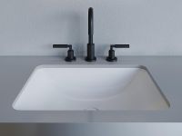 Раковина Salini Marea 55 06 Белая матовая арт-1802206M — фото 2, Раковины встраиваемые снизу