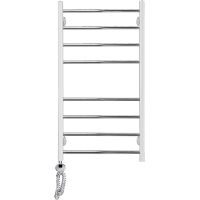 Электрический полотенцесушитель Domoterm Куба П8 400x800 EL Хром арт-КубаП8400x800EL — фото 1, Электрические полотенцесушители