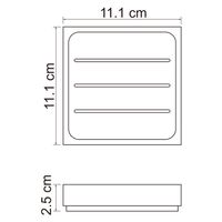 Leine K- Мыльница арт-3829 — фото 5, Мыльницы