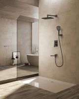 Товар: Душевая система Raglo Черная матовая арт-R30.27.06 - фото 3 Душевая система Raglo Черная матовая арт-R30.27.06 — фото 3, Встраиваемые душевые комплекты