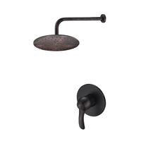 Встраиваемый комплект для душа с верхней душевой насадкой арт-A12314 — фото 1, Встраиваемые душевые комплекты