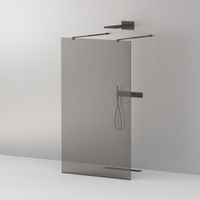 Душевая перегородка CEZARES арт-LIBERTA-L-2-100-GR-NERO — фото 3, Душевые перегородки