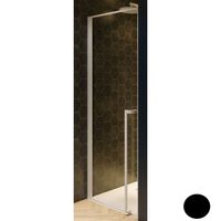 Душевая дверь Riho Lucid GD101 90 (GD109B000) профиль Черный стекло прозрачное арт-G005002121 — фото 1, Распашные душевые двери