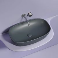 Раковина-чаша Ceramicanova Element 60 Темный антрацит матовый арт-CN6049MDH — фото 8, Раковины накладные