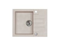 Мойка для кухни ROCK 30 GRANITAL CARBON-G91 595x475x160;1x с сифоном 1105296, арт-1090951.0 — фото 1, Кухонные мойки