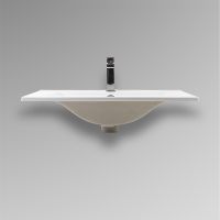 Товар: Раковина Bond 70 Белая глянцевая арт-S05-700 - фото 3 Раковина Bond 70 Белая глянцевая арт-S05-700 — фото 3, Раковины встраиваемые сверху