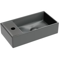 Раковина Ceramicanova Element 41 R Темный антрацит матовый арт-CN6051RMDH — фото 1, Мини-раковины