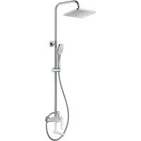 Душевая система Haiba Белый Хром арт-HB24548-8 — фото 1, Душевые стойки