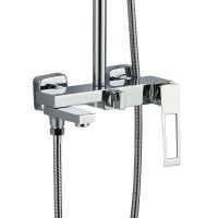 Товар: Душевая система Haiba Хром арт-HB24817 - фото 5 Душевая система Haiba Хром арт-HB24817 — фото 5, Душевые стойки