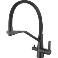 Товар: Смеситель для кухни Haiba Черный матовый арт-HB76822-7 - фото 1 Смеситель для кухни Haiba Черный матовый арт-HB76822-7 — фото 1, Смесители для кухни