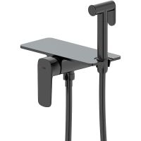 Гигиенический душ со смесителем Iddis Axes Черный матовый арт-AXEBLSHi08 — фото 3, Гигиенические души