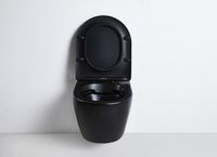 Унитаз Bond подвесной Черный с сиденьем Микролифт арт-F01-108 — фото 10, Подвесные унитазы