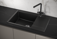 Granula-ES-, кухонная мойка, кварц, ESTETICA арт-7807, ТУРМАЛИН — фото 1, Кухонные мойки