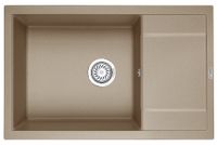 Granula-, кухонная мойка, кварц арт-7805, ПЕСОК — фото 1, Кухонные мойки