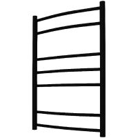 Водяной полотенцесушитель Melodia della vita Classica Eco 50x80 П7 Черный арт-MTRCO5080bk — фото 1, Водяные полотенцесушители