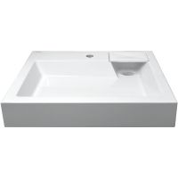 Раковина Azario Slim 60 на стиральную машину Белая арт-CS00078302 — фото 1, Раковины на стиральную машину