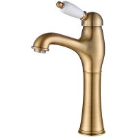 Смеситель для раковины Caprigo Adria-Uno Бронза арт-02-525-vot — фото 1, Смесители для раковины