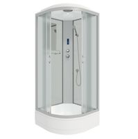 Душевая кабина Niagara Classic NG-3302-14P (100х100х215) средний поддон(26см),стекло матовое,4 места арт-33021424P — фото 1, Душевые кабины