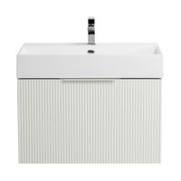 Тумба подвесная под раковину с выдвижным ящиком и внутренним ящиком CEZARES PREMIUM Plisse Bia арт-55436 — фото 1, Тумбы под раковину