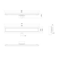 Душевой лоток ALMAes Laguna 60 с Черной решеткой арт-LG60BL — фото 9, Душевые лотки