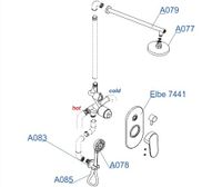 Товар: Встраиваемый комплект для душа с верхней душевой насадкой и лейкой арт-A16777 - фото 3 Встраиваемый комплект для душа с верхней душевой насадкой и лейкой арт-A16777 — фото 3, Встраиваемые душевые комплекты