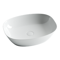 Раковина-чаша Ceramicanova Element 50 Белая арт-CN5005 — фото 4, Раковины накладные