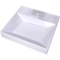 Раковина Altasan Vilora 60 на стиральную машину Белая арт-UPP60VILORAs — фото 1, Раковины на стиральную машину