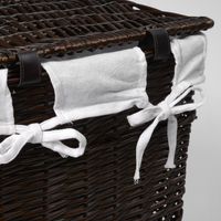 Isar Плетеная корзина для белья с крышкой арт-WB-130-M — фото 7, Корзины для белья