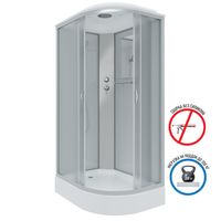 Душевая кабина Niagara Classic NG-3312-14L (120х80х215) низкий поддон(13см),стекло матовое,3 места арт-33121423L — фото 2, Душевые кабины