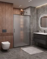 Душевая дверь CEZARES арт-MOLVENO-BF-1-120-P-GM — фото 1, Раздвижные душевые двери