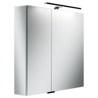 Зеркальный шкаф для ванной комнаты SANCOS Hilton 800x148х740 мм, с LED подсветкой,арт. арт-Z800 — фото 3, Зеркальные шкафы в ванную