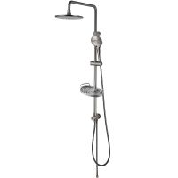 Душевая система Lemark Bronx Графит арт-LM3788GM — фото 1, Душевые стойки