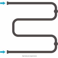 Товар: Водяной полотенцесушитель Сунержа Ш-образный 600x600 Белый матовый арт-30-0014-6060 - фото 2 Водяной полотенцесушитель Сунержа Ш-образный 600x600 Белый матовый арт-30-0014-6060 — фото 2, Водяные полотенцесушители