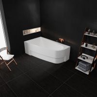 Акриловая ванна Vayer Boomerang 150x90 L без гидромассажа арт-Гл000010850 — фото 10, Акриловые ванны