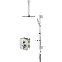 Душевая система Swedbe Platta с термостатом Хром арт-5557 — фото 3, Встраиваемые душевые комплекты