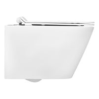 Унитаз подвесной безободковый AQUATEK АЛЬФА 520 x 370 x 330 мм, тонкое сиденье с механизмом плавного арт-AQ1910-00 — фото 8, Подвесные унитазы