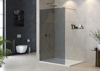 Душевая перегородка CEZARES арт-LIBERTA-L-1-120-GR-Cr — фото 1, Душевые перегородки