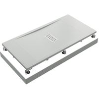 Душевой поддон из искусственного камня Good Door Flow 120x70 Белый арт-ЛП00114 — фото 1, Душевые поддоны из искусственного камня