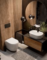 Унитаз AQUAme подвесной Белый глянец с сиденьем Микролифт арт-AQM2012 — фото 4, Подвесные унитазы